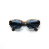 POLAR SKATE CO. X SUN BUDDIES - Pyle Sunglasses - Brown Blue sold by Polar Skate