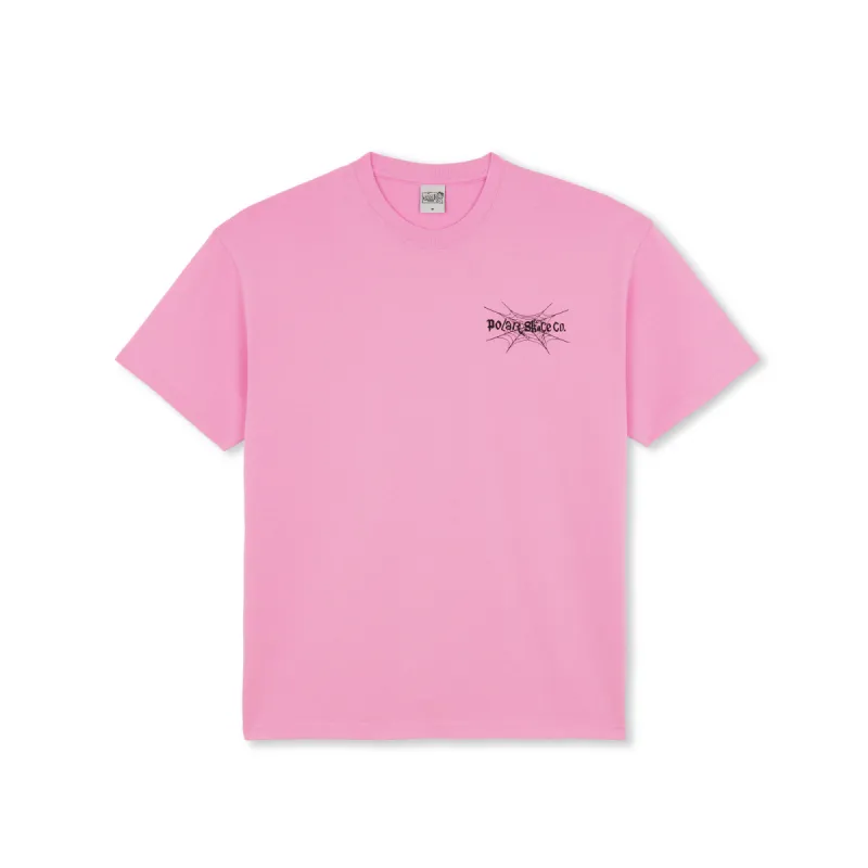 Tee | Spiderweb - Pink sold by Polar Skate