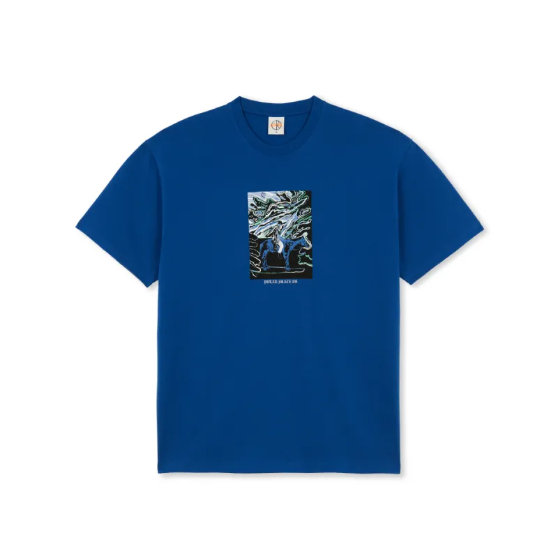 Tee | Rider - Egyptian Blue sold by Polar Skate