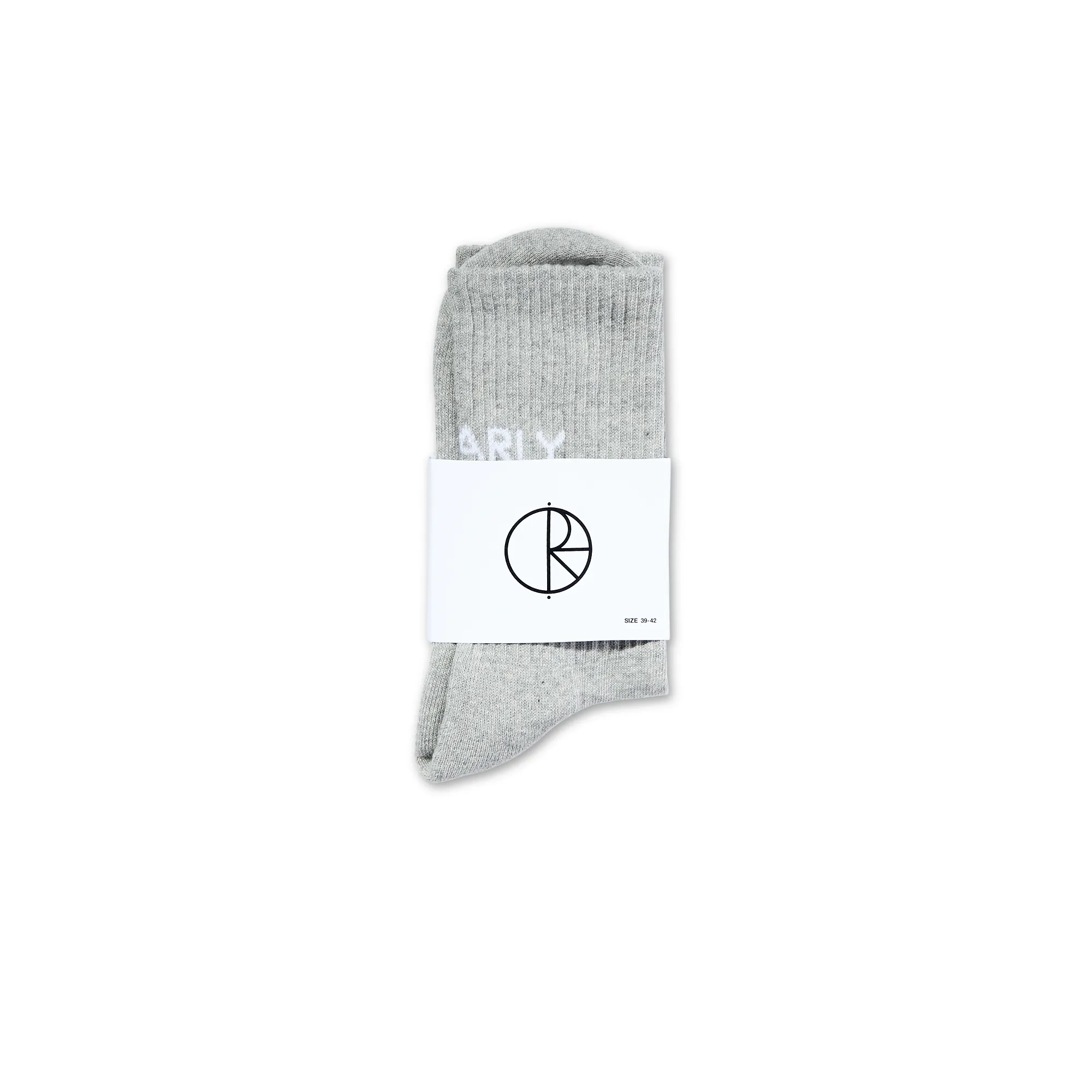 Rib Socks | Gnarly Huh! - Heather Grey sold by Polar Skate product image thumbnail 2