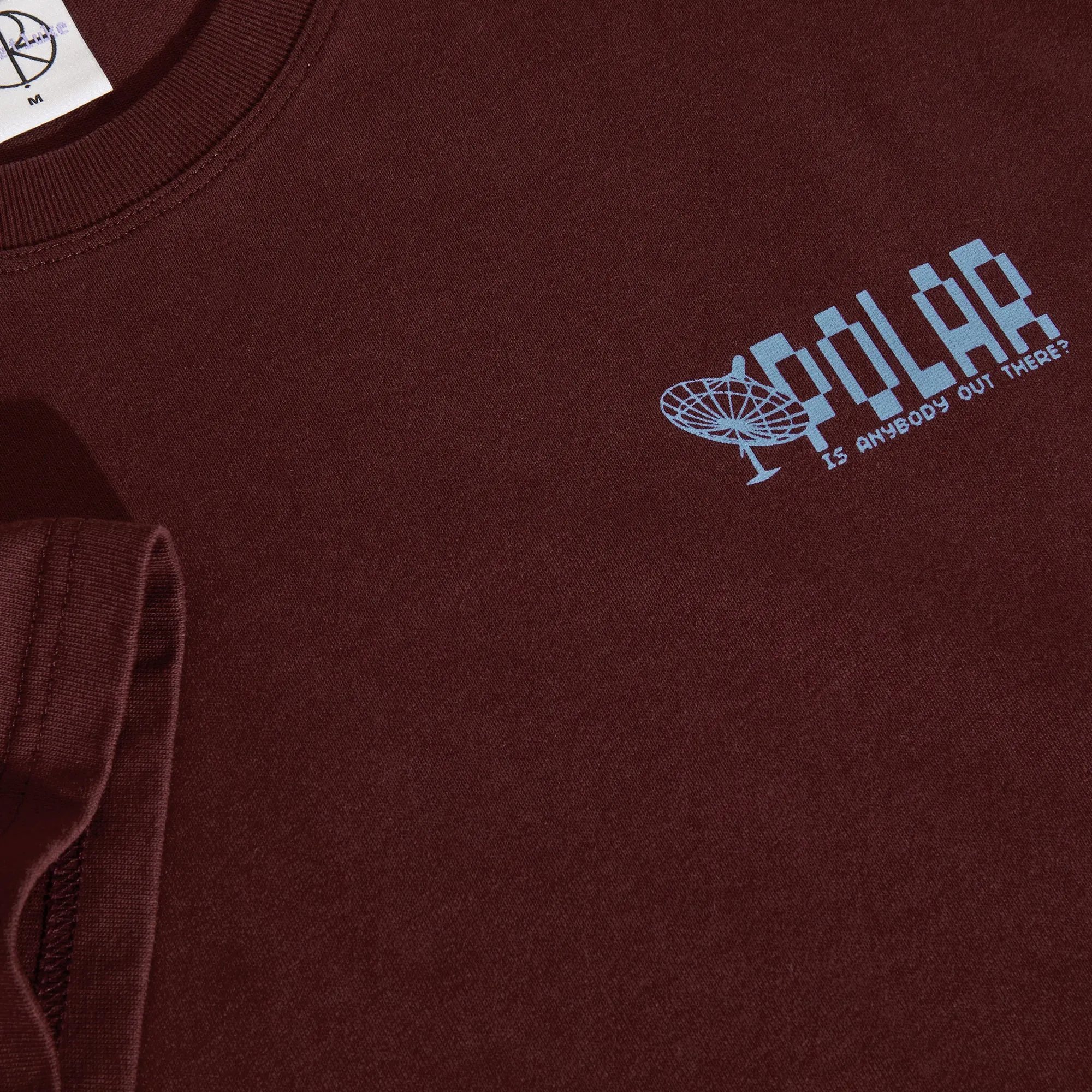 Tee | Anyone Out There - Wine sold by Polar Skate product image thumbnail 3