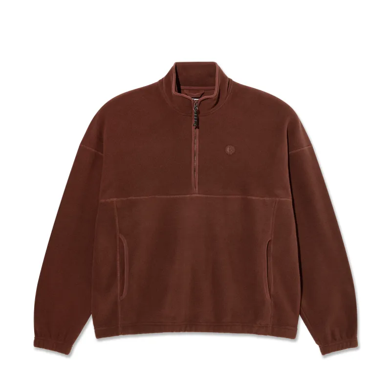 Ivan Half Zip Sweater - Wine sold by Polar Skate