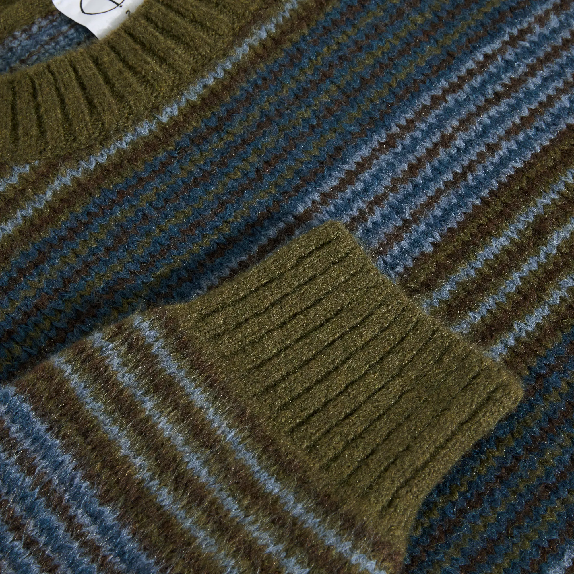 George Sweater - Blue Green Stripe sold by Polar Skate product image thumbnail 3