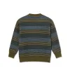 George Sweater - Blue Green Stripe sold by Polar Skate