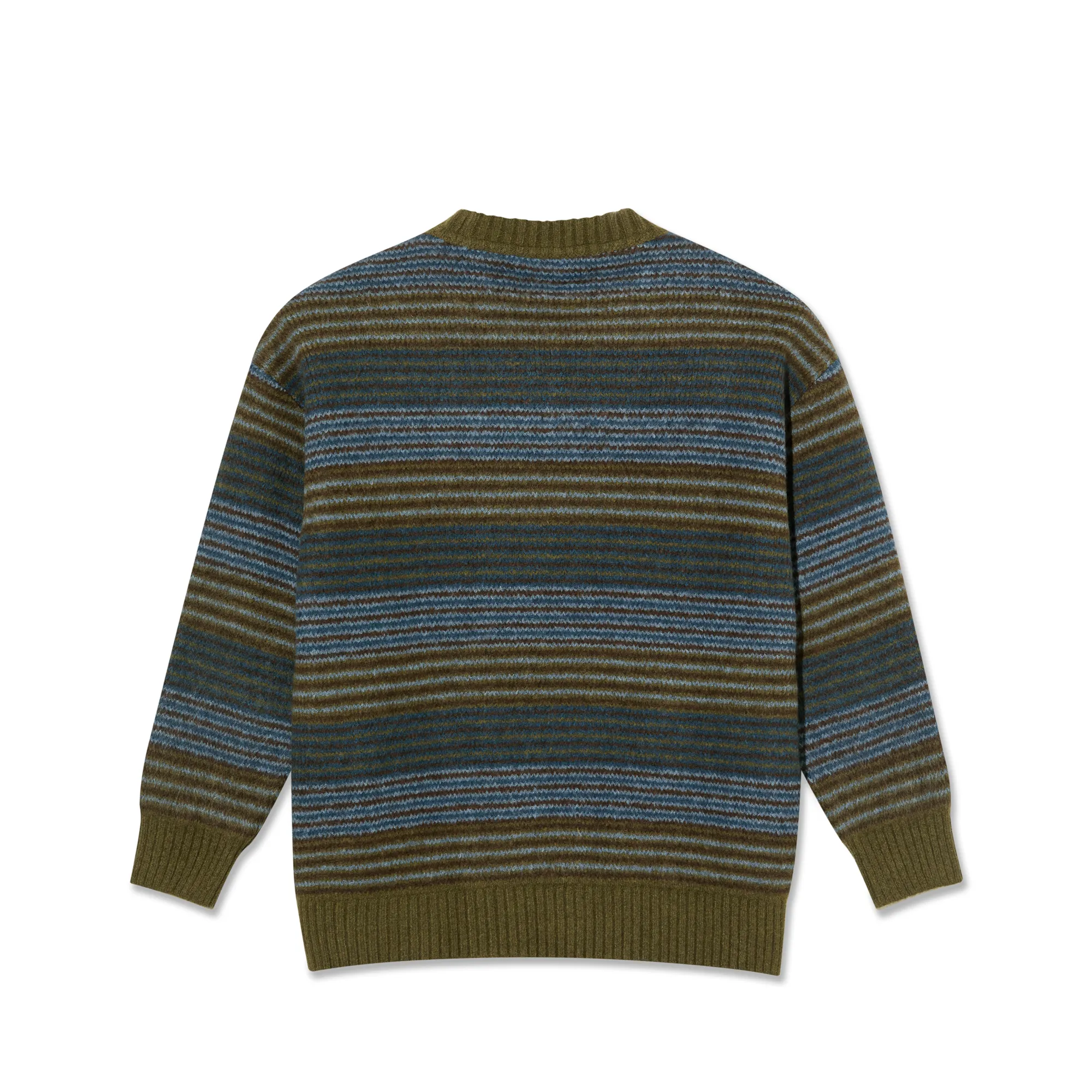 George Sweater - Blue Green Stripe sold by Polar Skate product image thumbnail 2