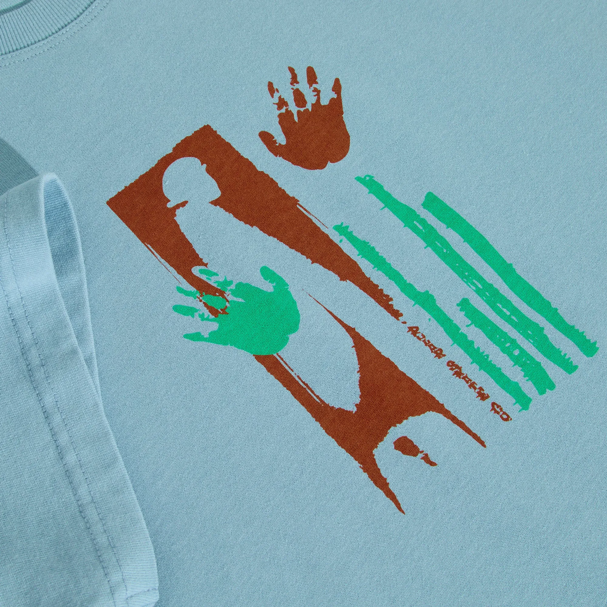 Tee | Sitting Hands - Sky Blue sold by Polar Skate product image thumbnail 3