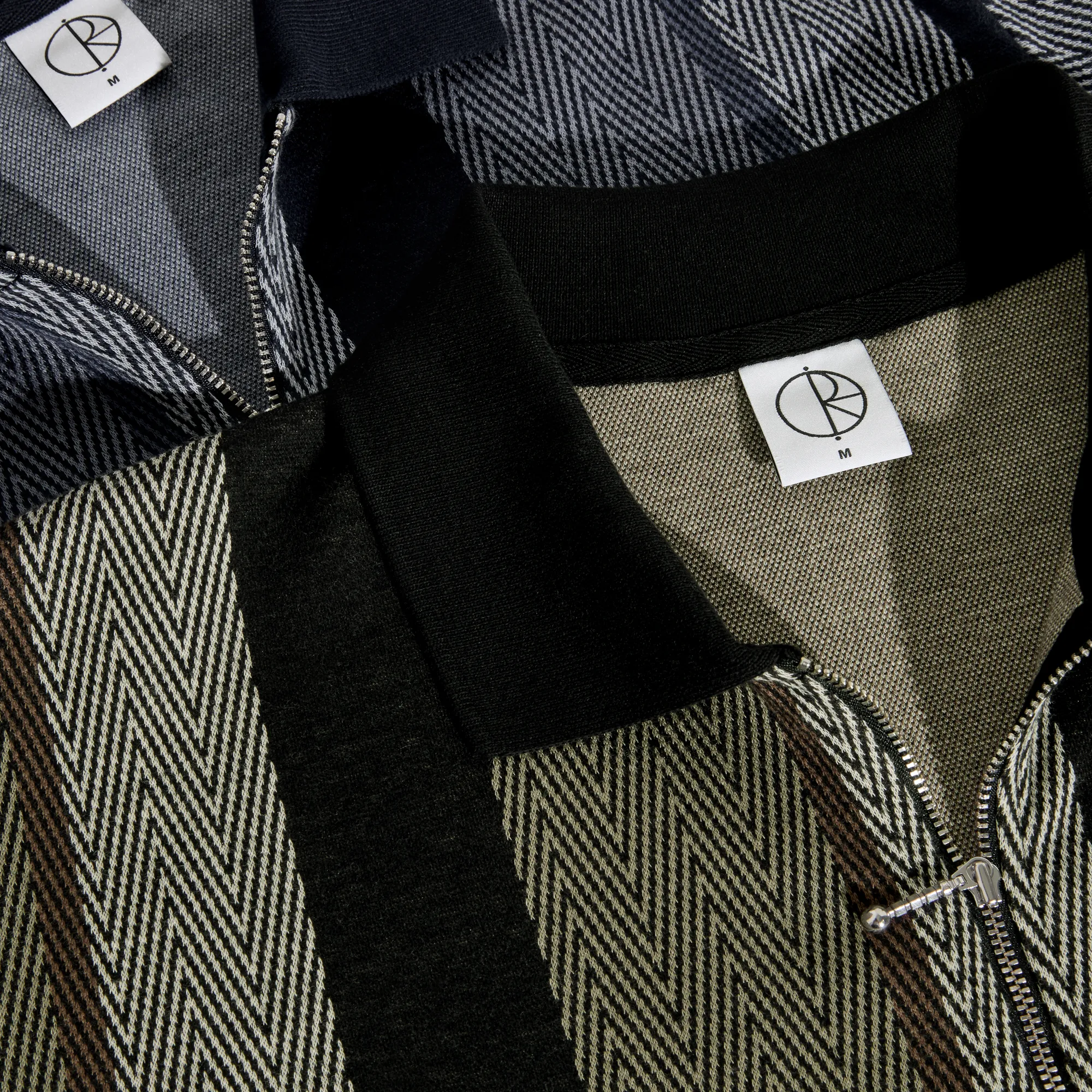 Jacques Polo Shirt | Herringbone - Khaki Green sold by Polar Skate product image thumbnail 5