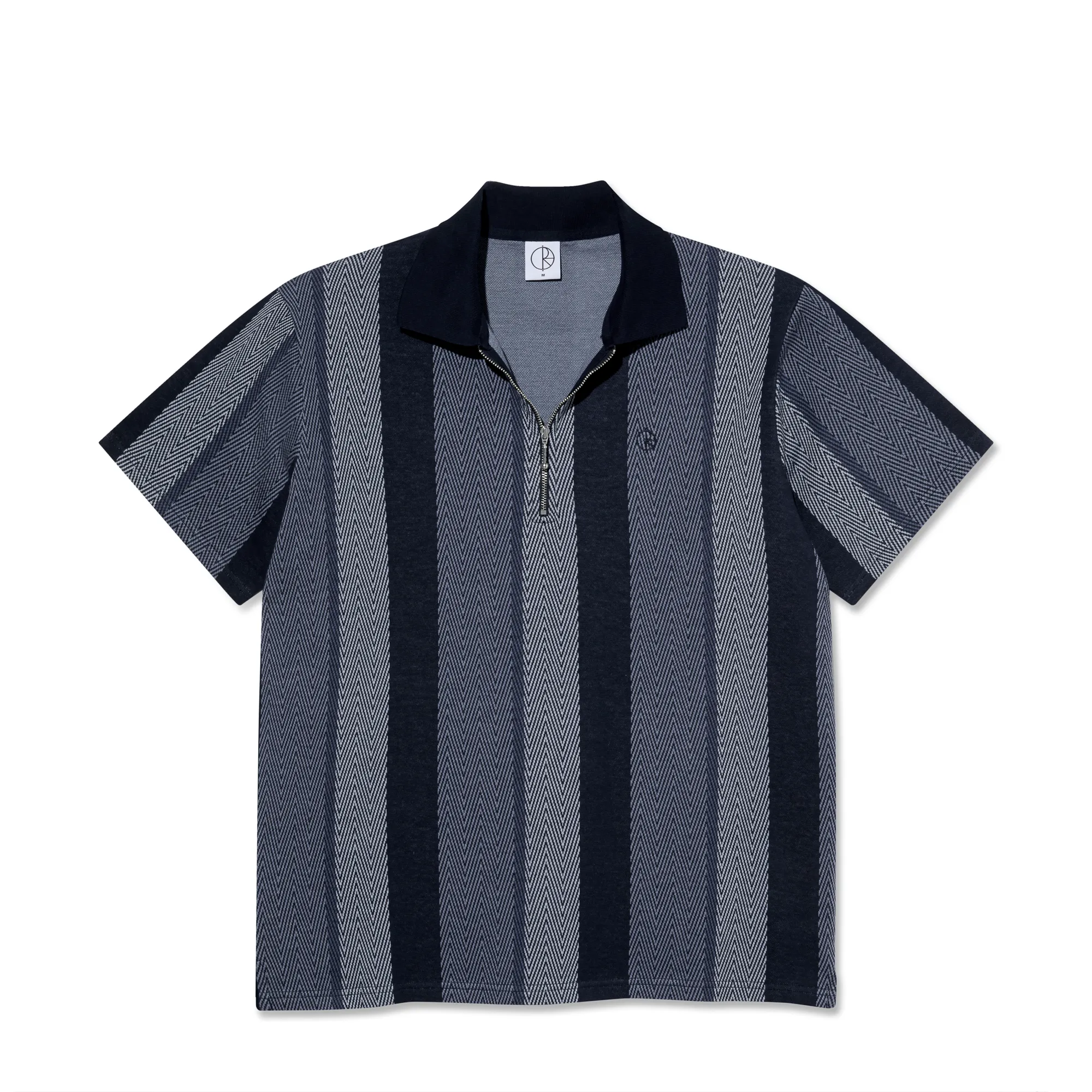 Jacques Polo Shirt | Herringbone - Blue sold by Polar Skate product image thumbnail 2