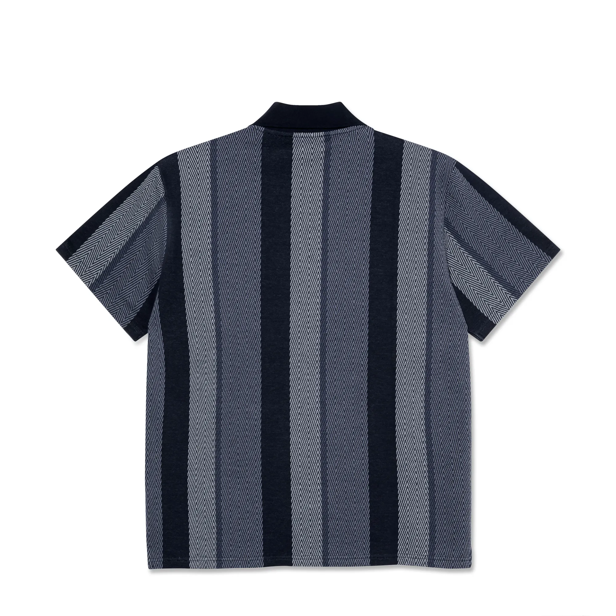 Jacques Polo Shirt | Herringbone - Blue sold by Polar Skate product image thumbnail 3