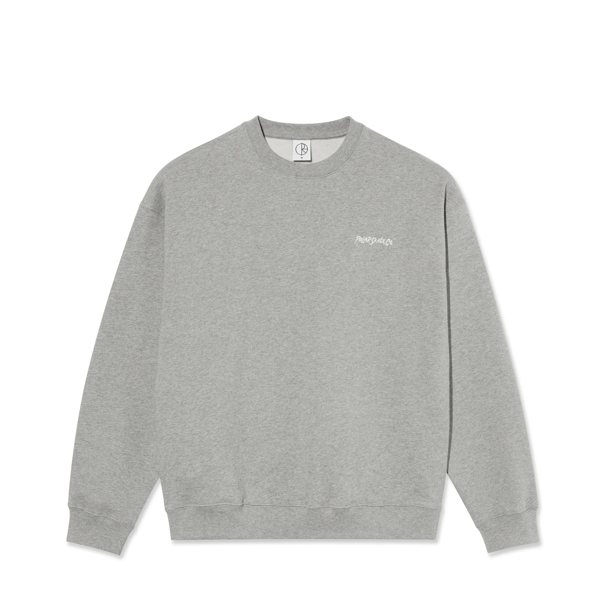 Dave Crewneck | Surf Logo - Heather Grey sold by Polar Skate