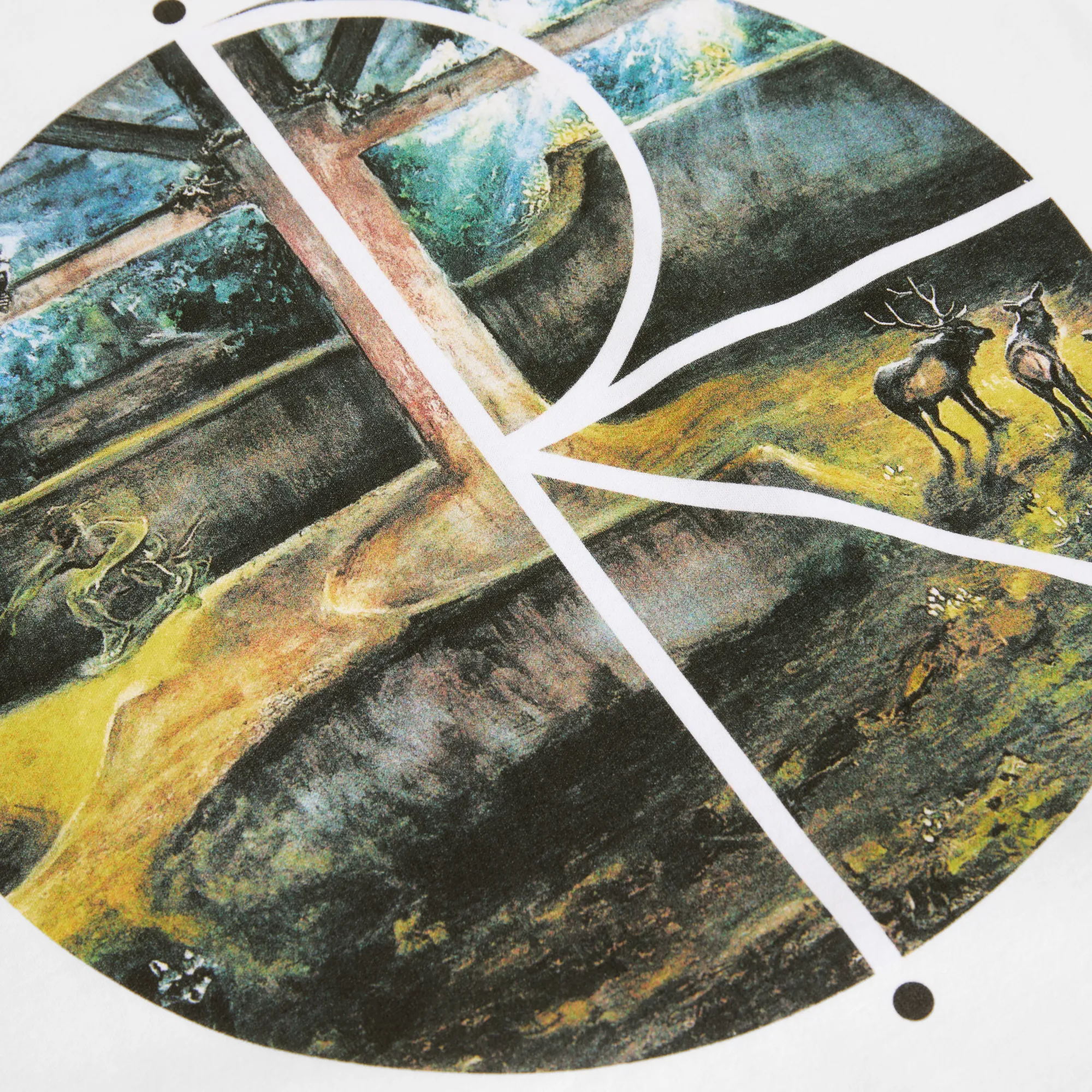 Tee | Fill Logo Burnside 2084 - White sold by Polar Skate product image thumbnail 4