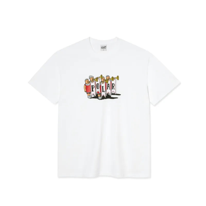 Tee | Trumpets - White sold by Polar Skate
