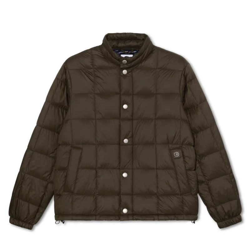 Lightweight Puffer Jacket- Brown sold by Polar Skate