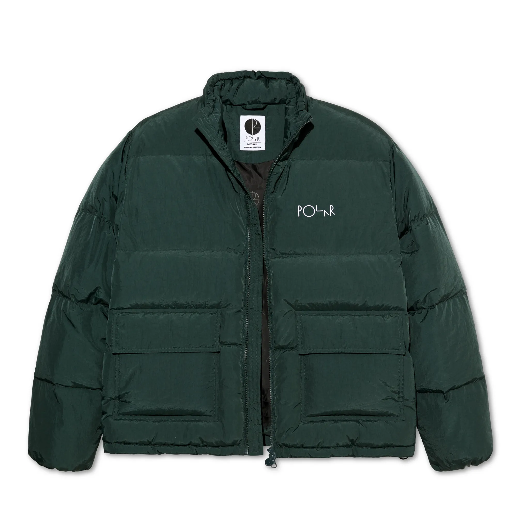 Pocket Puffer Jacket - Dark Teal sold by Polar Skate product image thumbnail 2