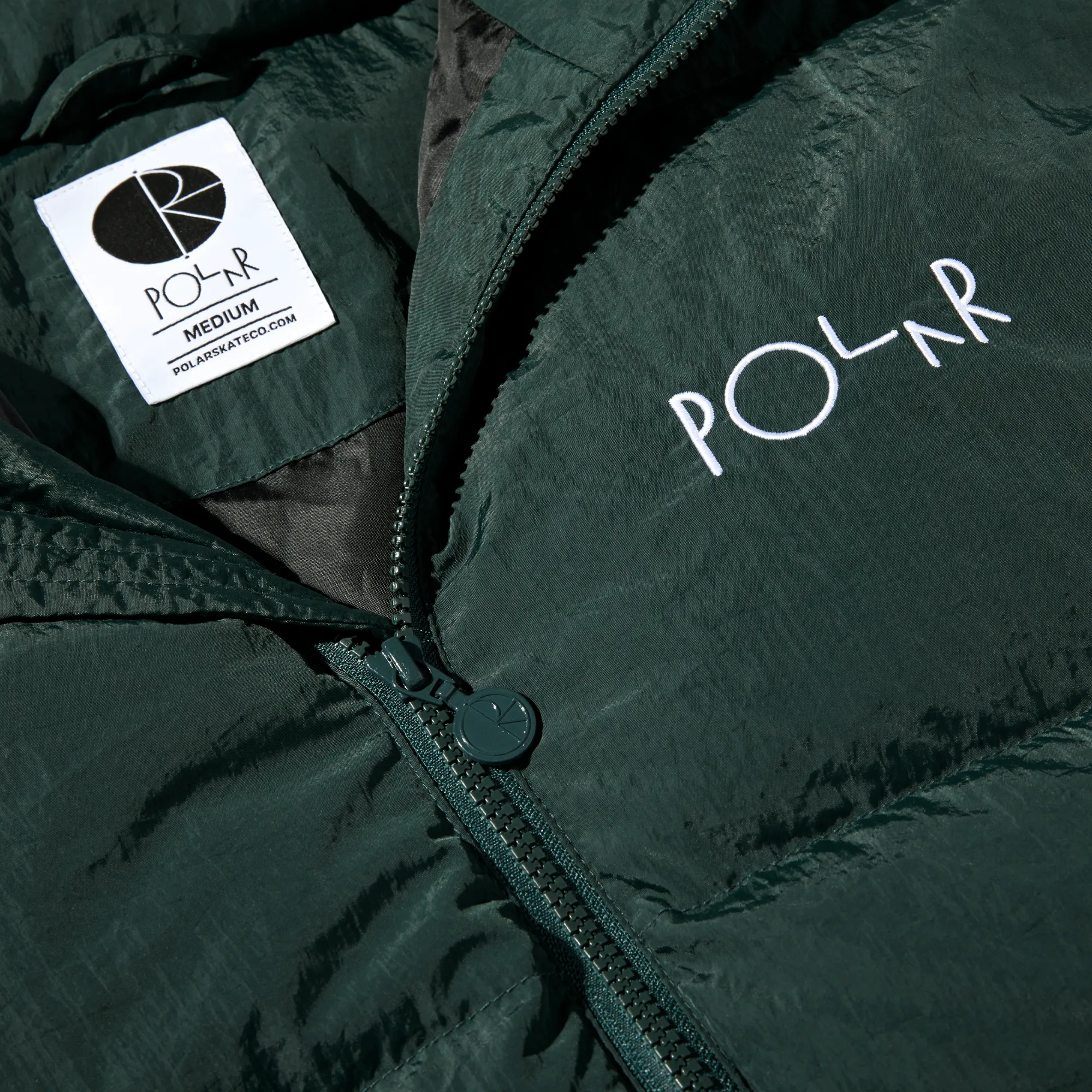 Pocket Puffer Jacket - Dark Teal sold by Polar Skate product image thumbnail 4