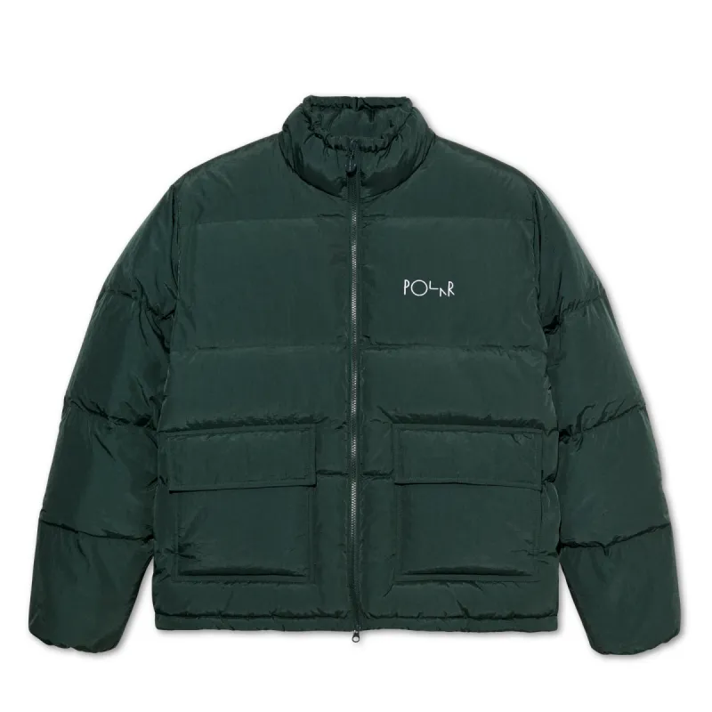 Pocket Puffer Jacket - Dark Teal sold by Polar Skate