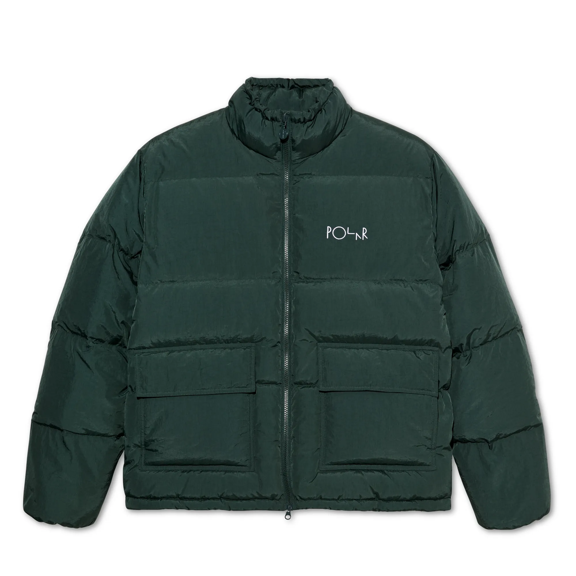 Pocket Puffer Jacket - Dark Teal sold by Polar Skate