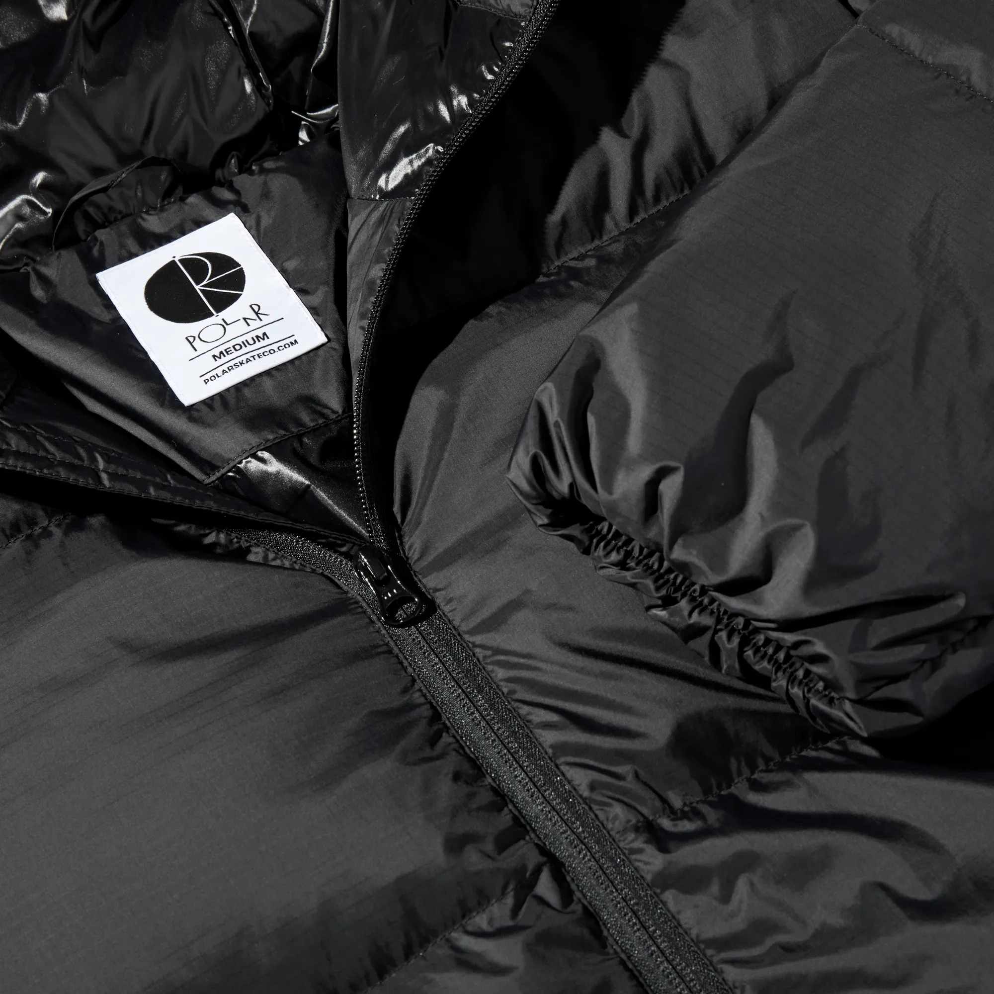Soft Puffer Jacket | Ripstop - Black sold by Polar Skate product image thumbnail 4