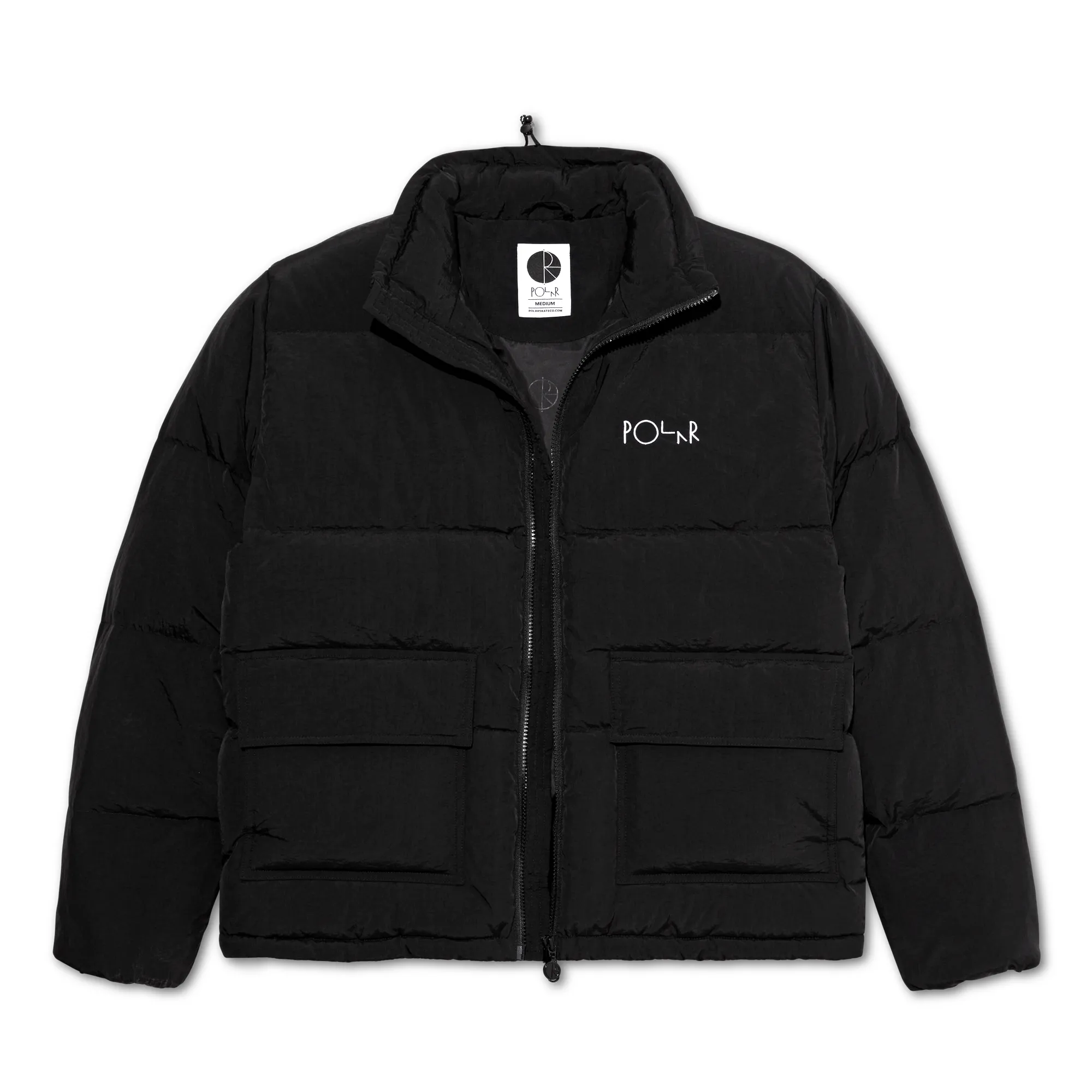 Pocket Puffer Jacket - Black sold by Polar Skate product image thumbnail 2