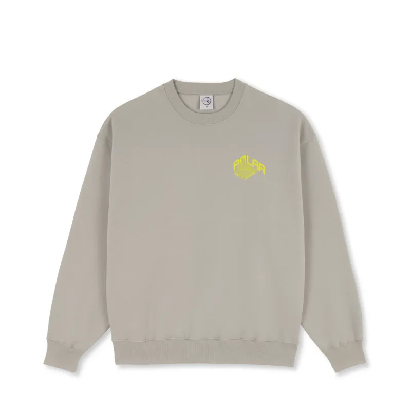 Dave Crewneck | Graph - Silver sold by Polar Skate