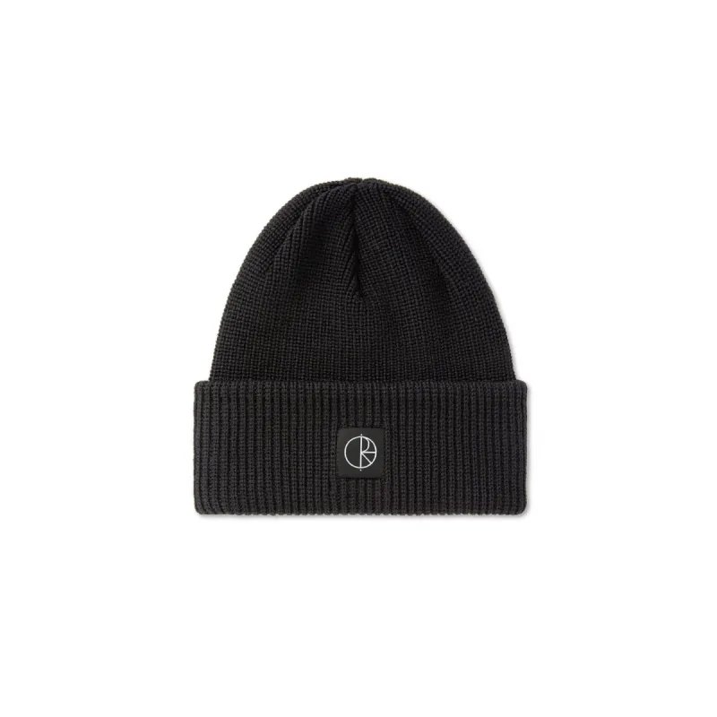 Double Fold Merino Beanie - Black sold by Polar Skate