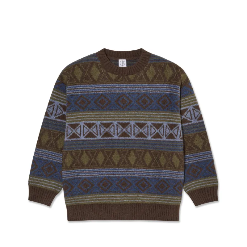 George Sweater - Blue Green Mix sold by Polar Skate