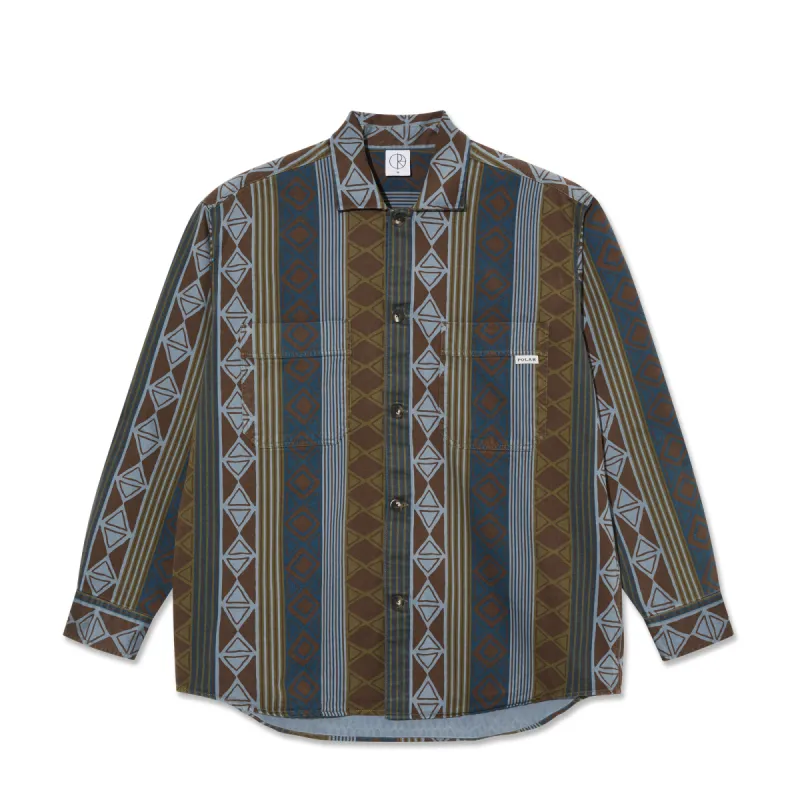 Big Boy Overshirt | Blue Green Mix sold by Polar Skate