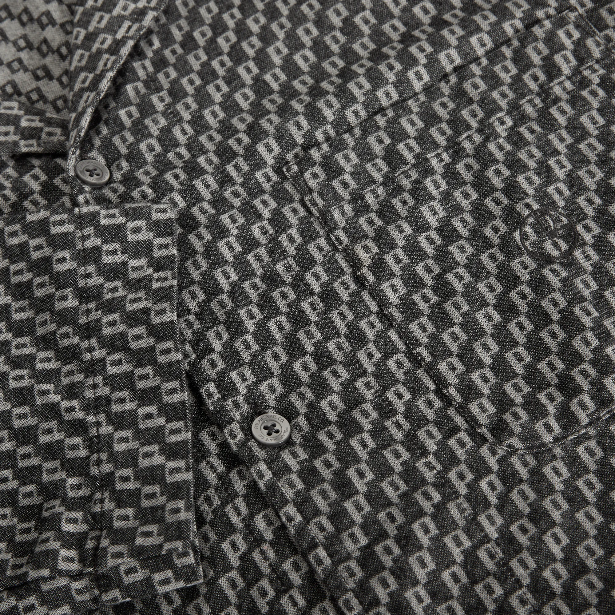 Pyjama LS Shirt | P Pattern - Black / White sold by Polar Skate product image thumbnail 3