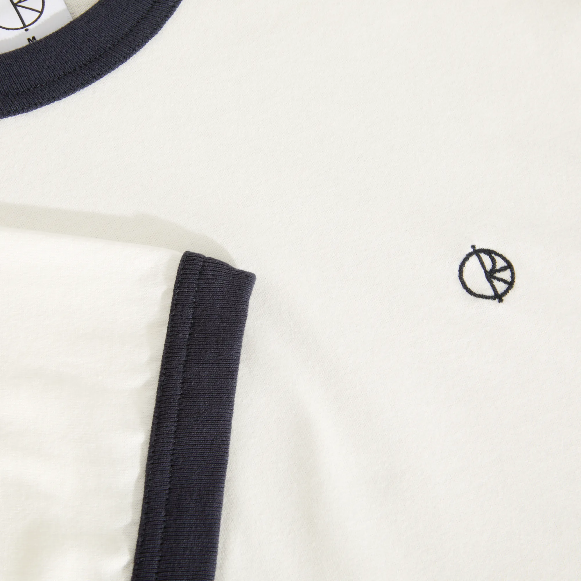 Ringer Tee - Cloud White / Navy sold by Polar Skate product image thumbnail 3