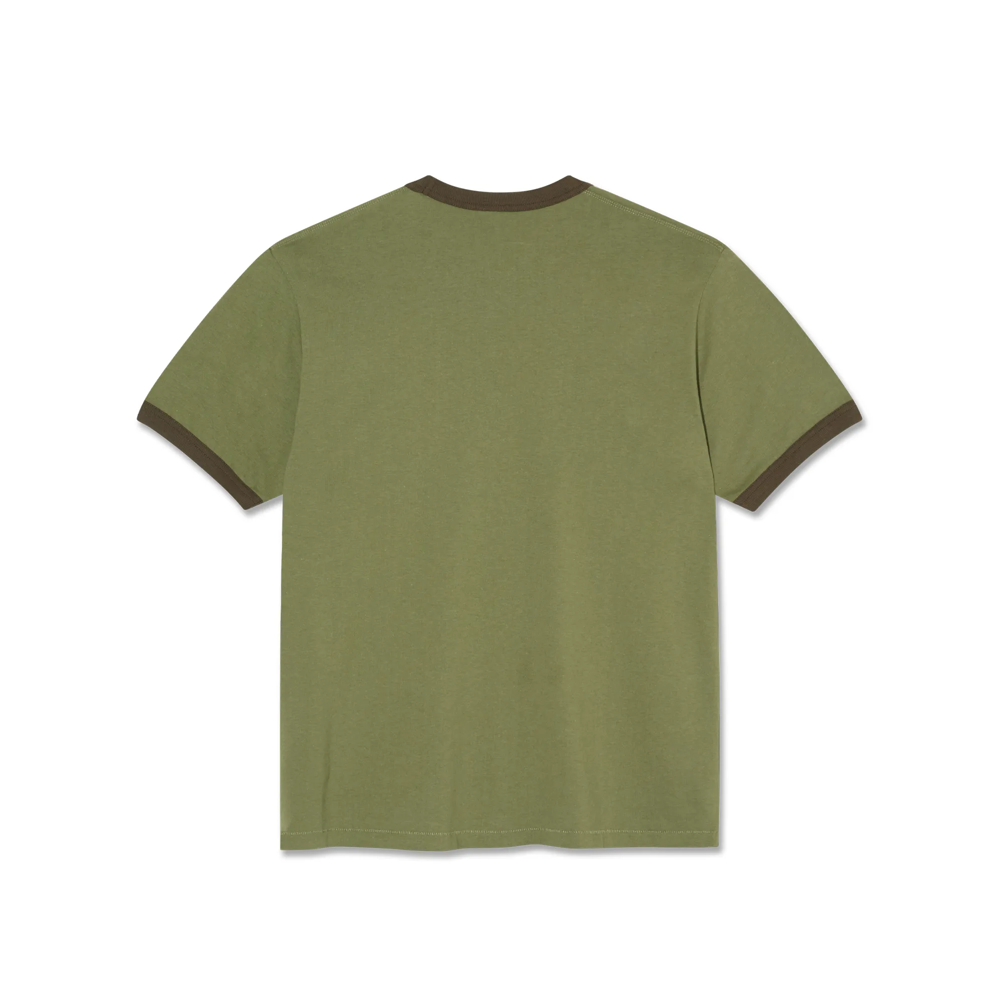 Ringer Tee - Army Green / Brown sold by Polar Skate product image thumbnail 2