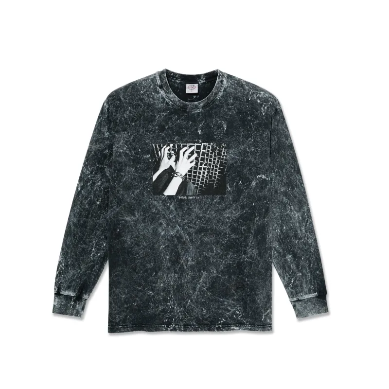 Acid LS Tee | Caged Hands - Black sold by Polar Skate