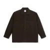 Theodore Overshirt | Brushed Twill - Brown sold by Polar Skate