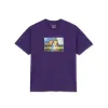 Tee | Burning World - Purple sold by Polar Skate