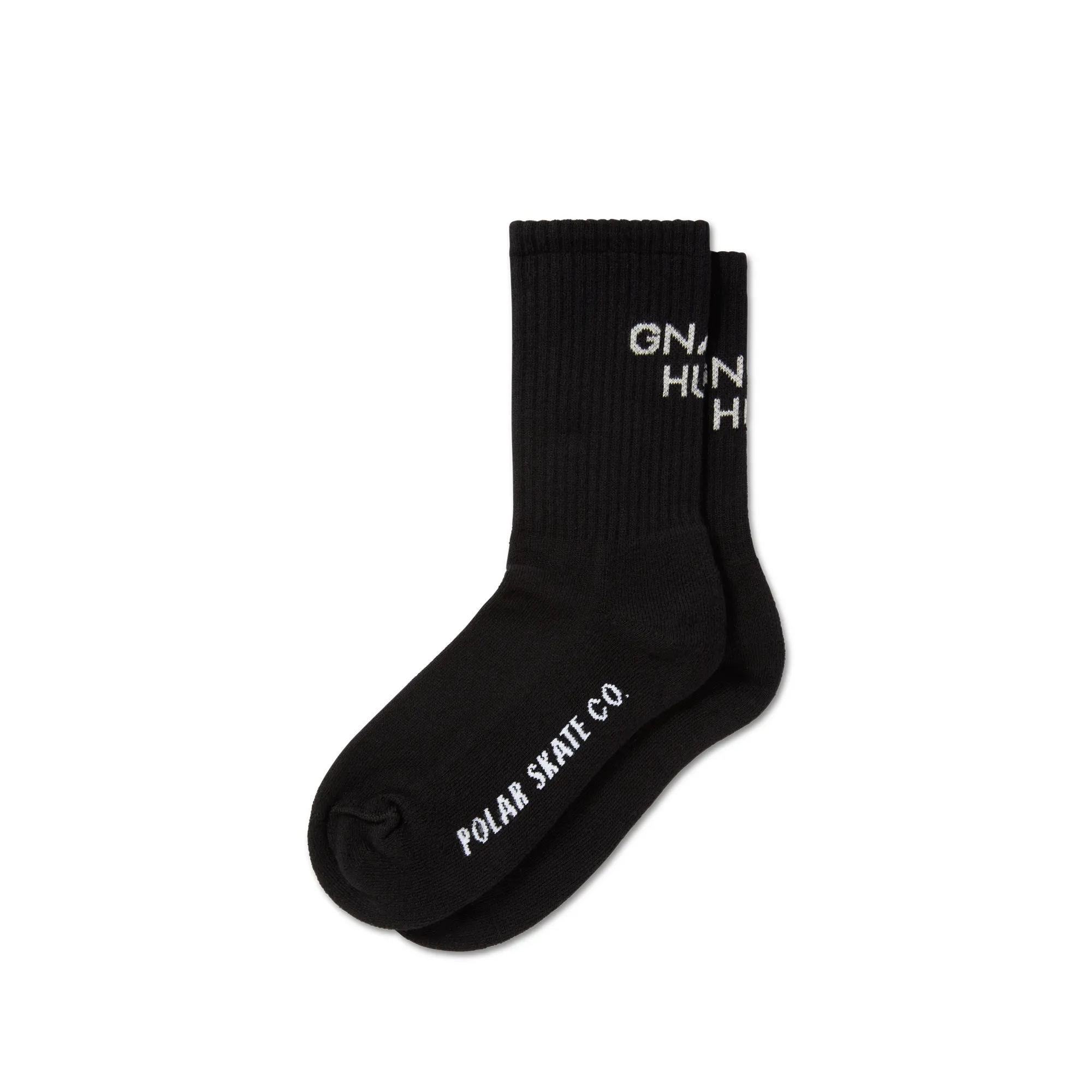 Rib Socks | Gnarly Huh! - Black sold by Polar Skate