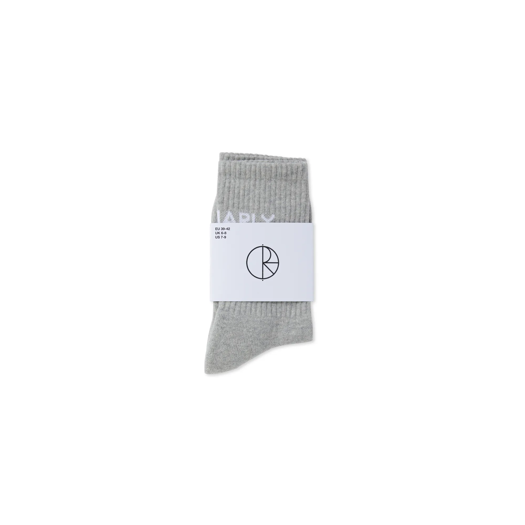 Rib Socks | Gnarly Huh! - Heather Grey sold by Polar Skate product image thumbnail 2