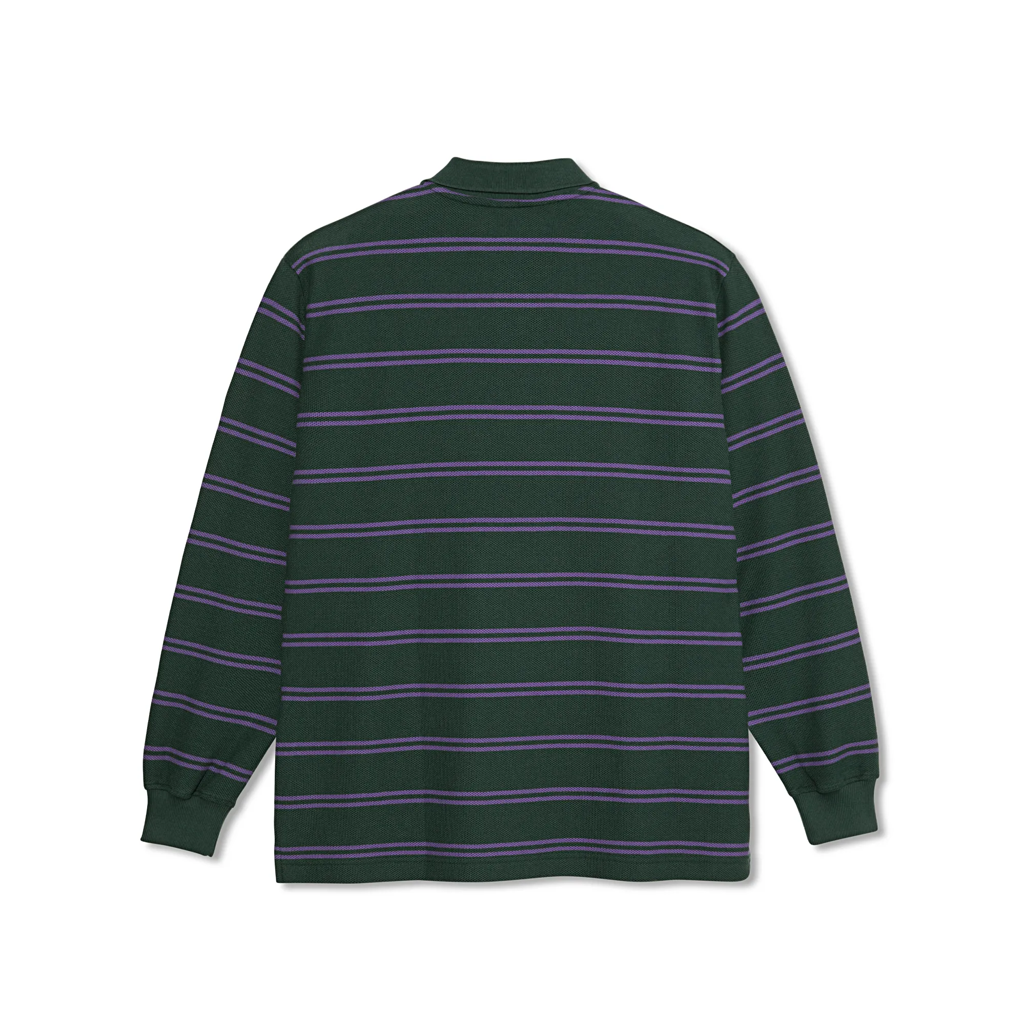 Polo LS Shirt | Stripe - Dark Teal sold by Polar Skate product image thumbnail 2