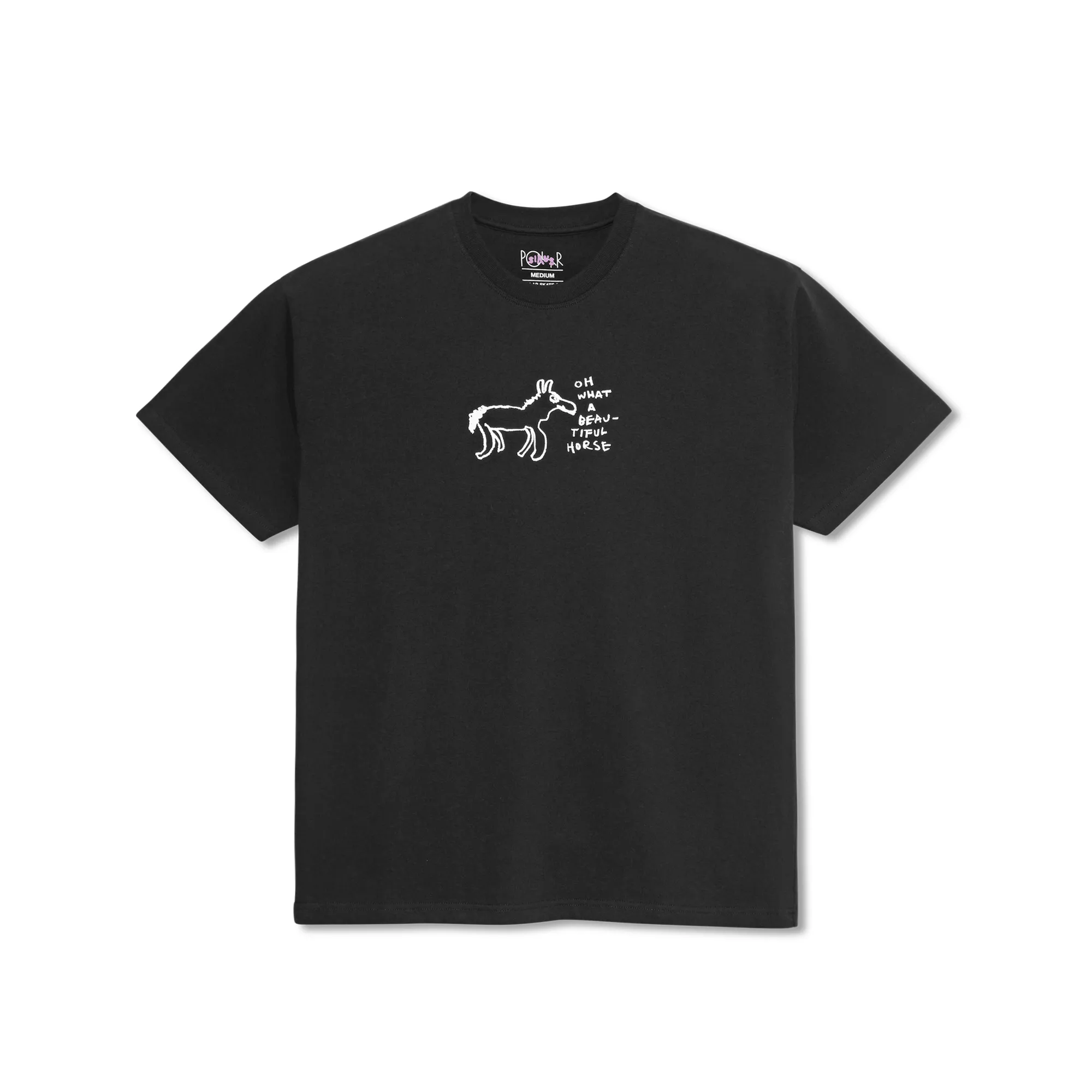 Tee | Beautiful Horses - Black sold by Polar Skate