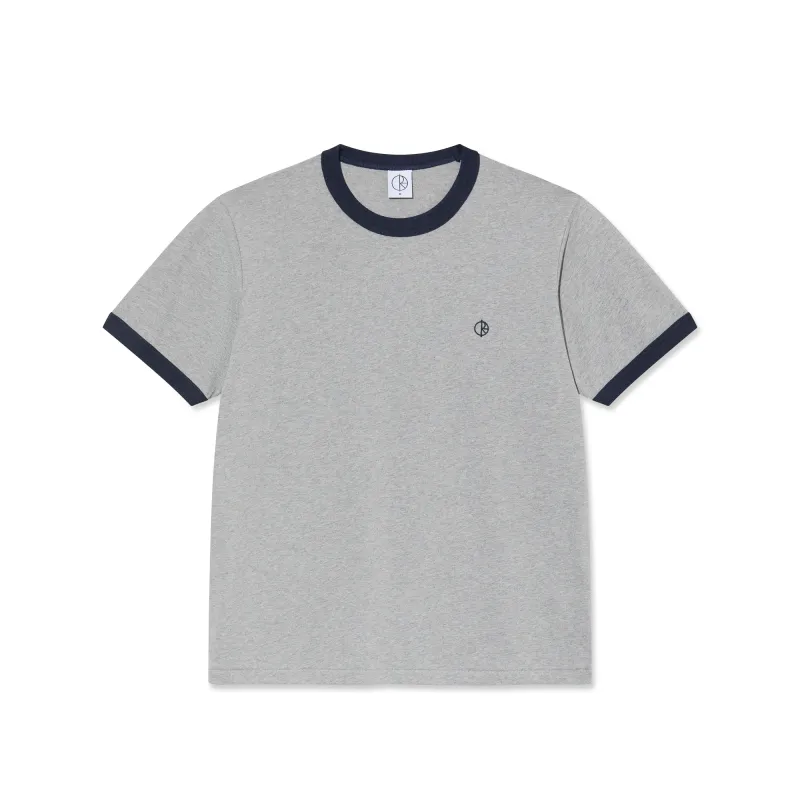 Ringer Tee - Heather Grey / Navy sold by Polar Skate
