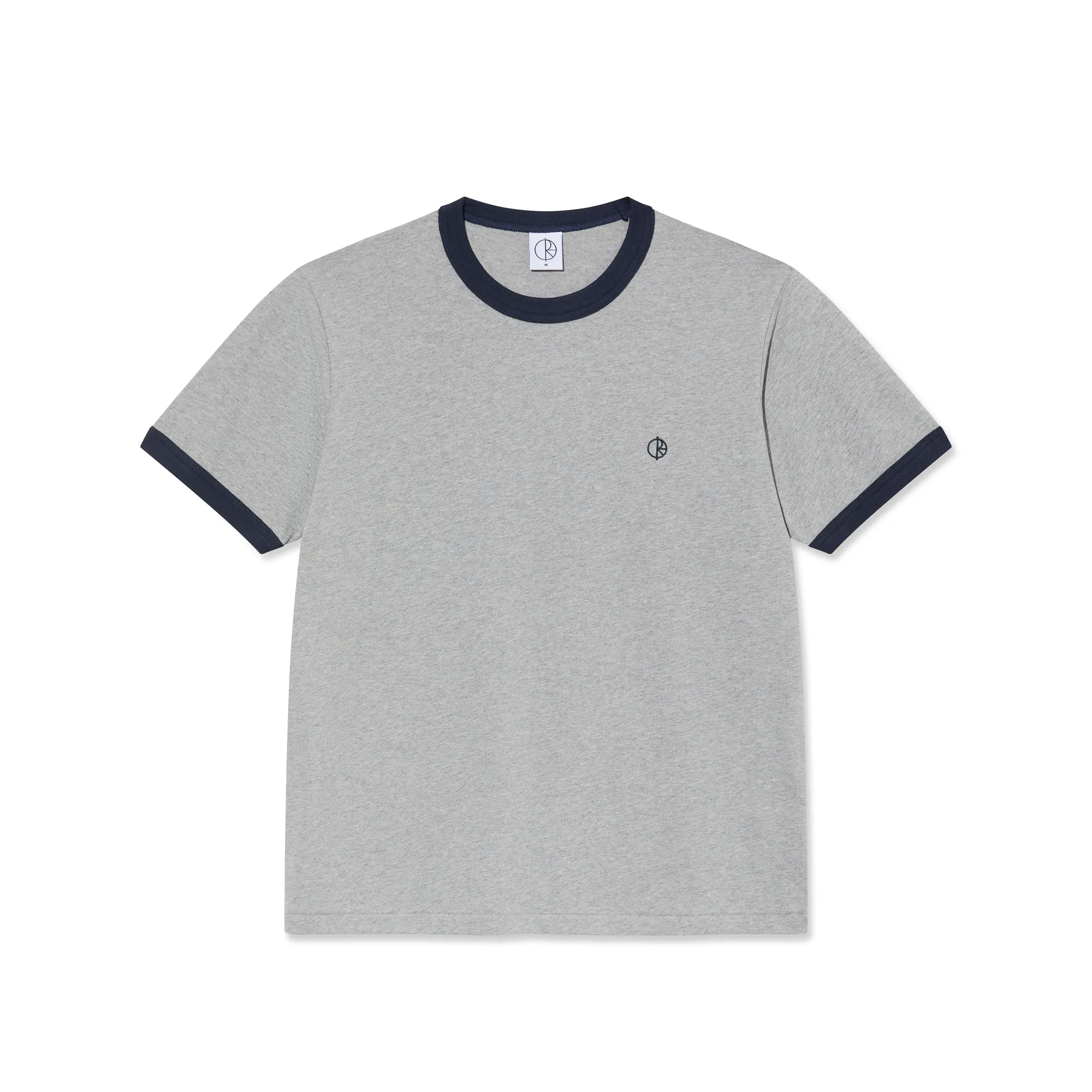 Ringer Tee - Heather Grey / Navy sold by Polar Skate