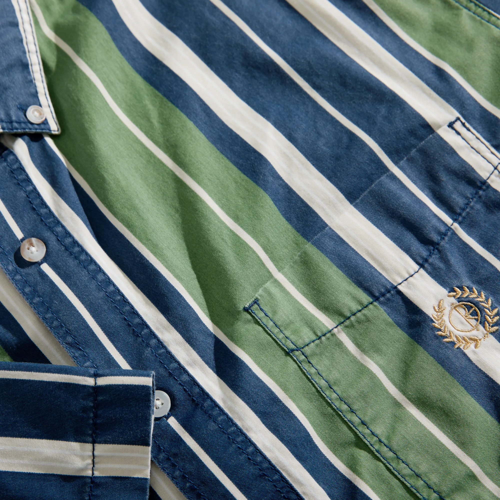 Ted Shirt | Green / Blue sold by Polar Skate product image thumbnail 3