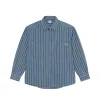 Mike Shirt | Denim - Blue / Yellow sold by Polar Skate