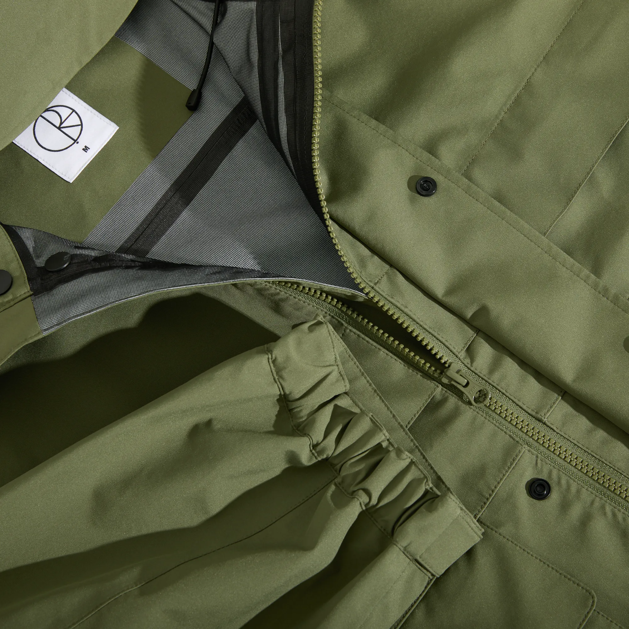 Cargo Shell Jacket - Moss Green sold by Polar Skate product image thumbnail 5