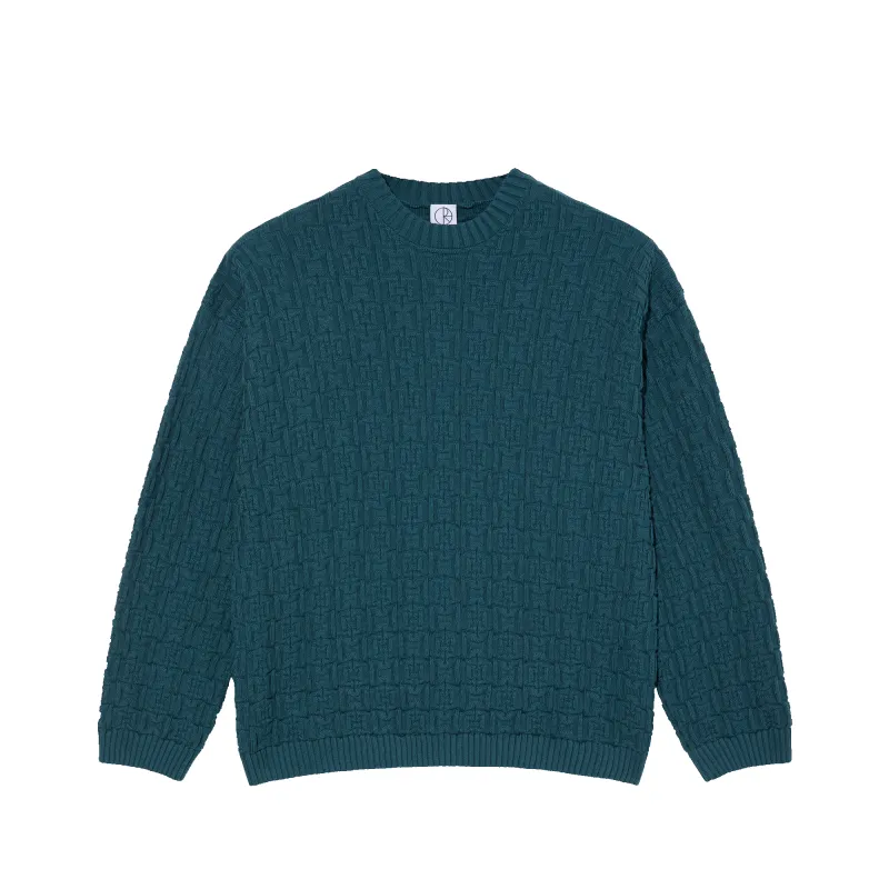 Alex Sweater - Petrol Blue sold by Polar Skate