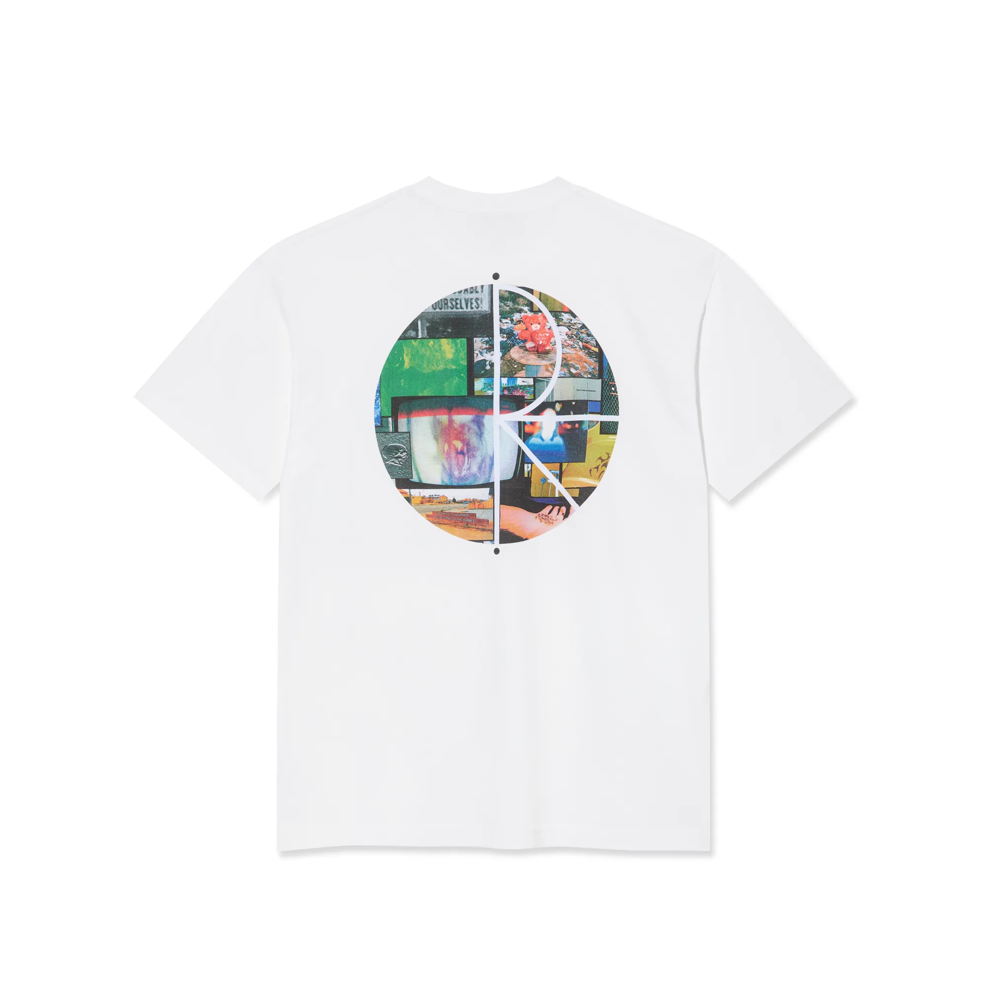 Fill Logo Tee | Ourselves Collage - White sold by Polar Skate product image thumbnail 2