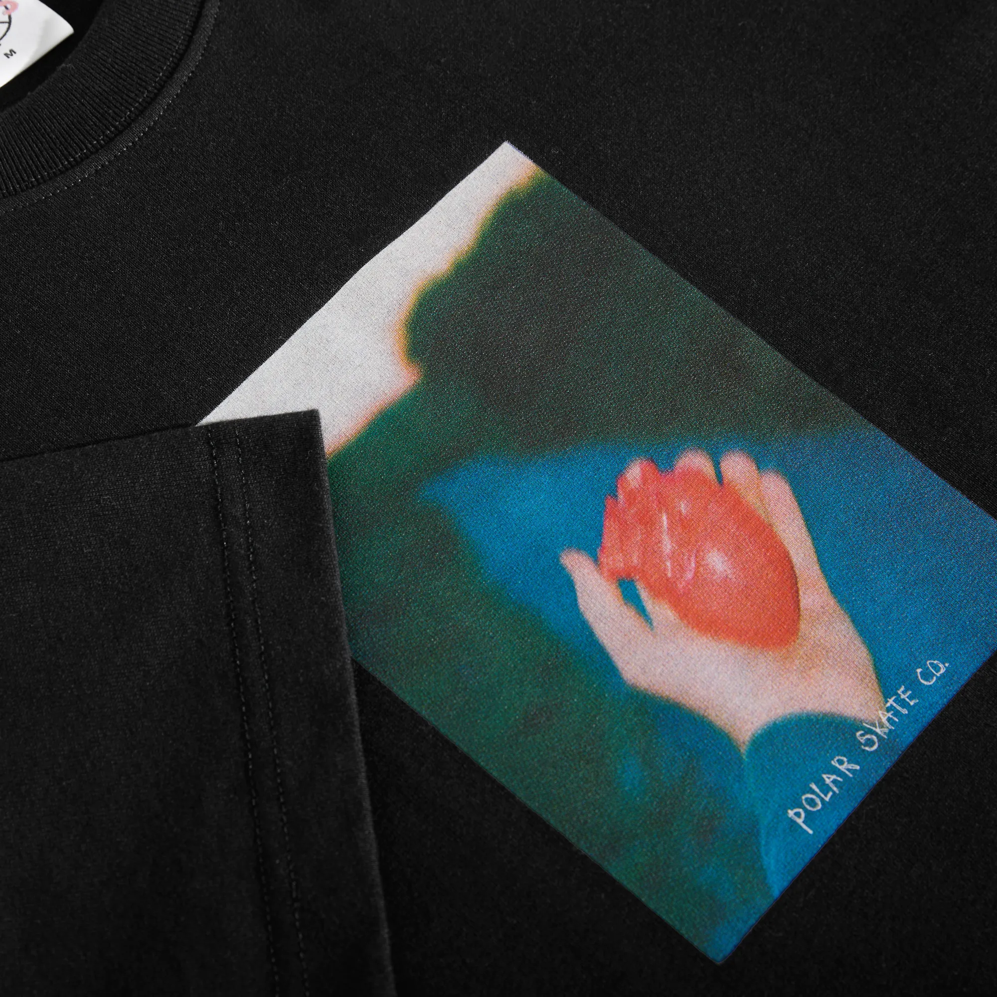 Tee | Heart in Hand - Black sold by Polar Skate product image thumbnail 3