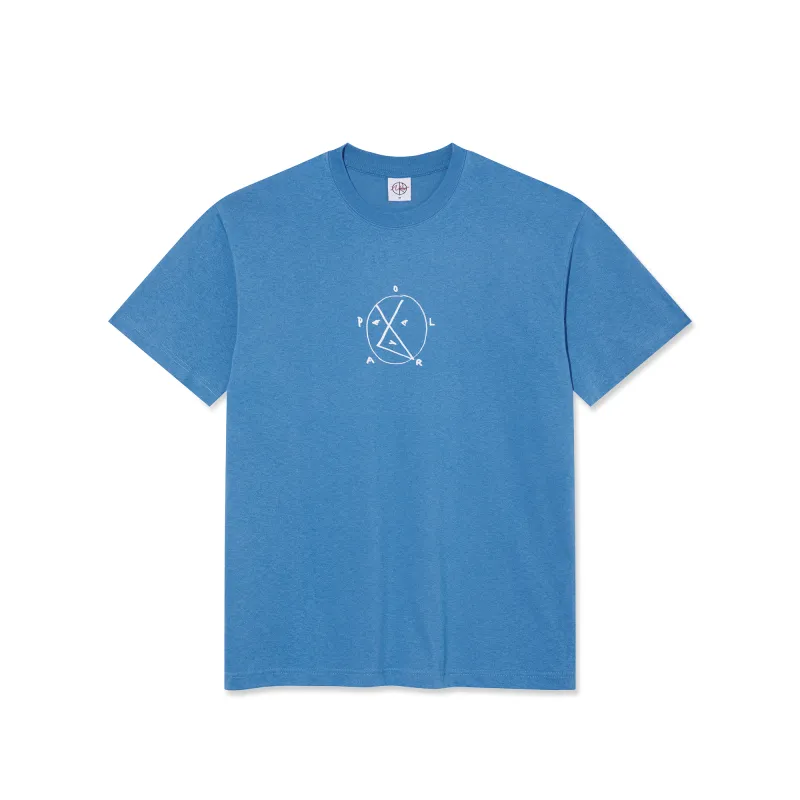 Tee | Polar Head - French Blue sold by Polar Skate
