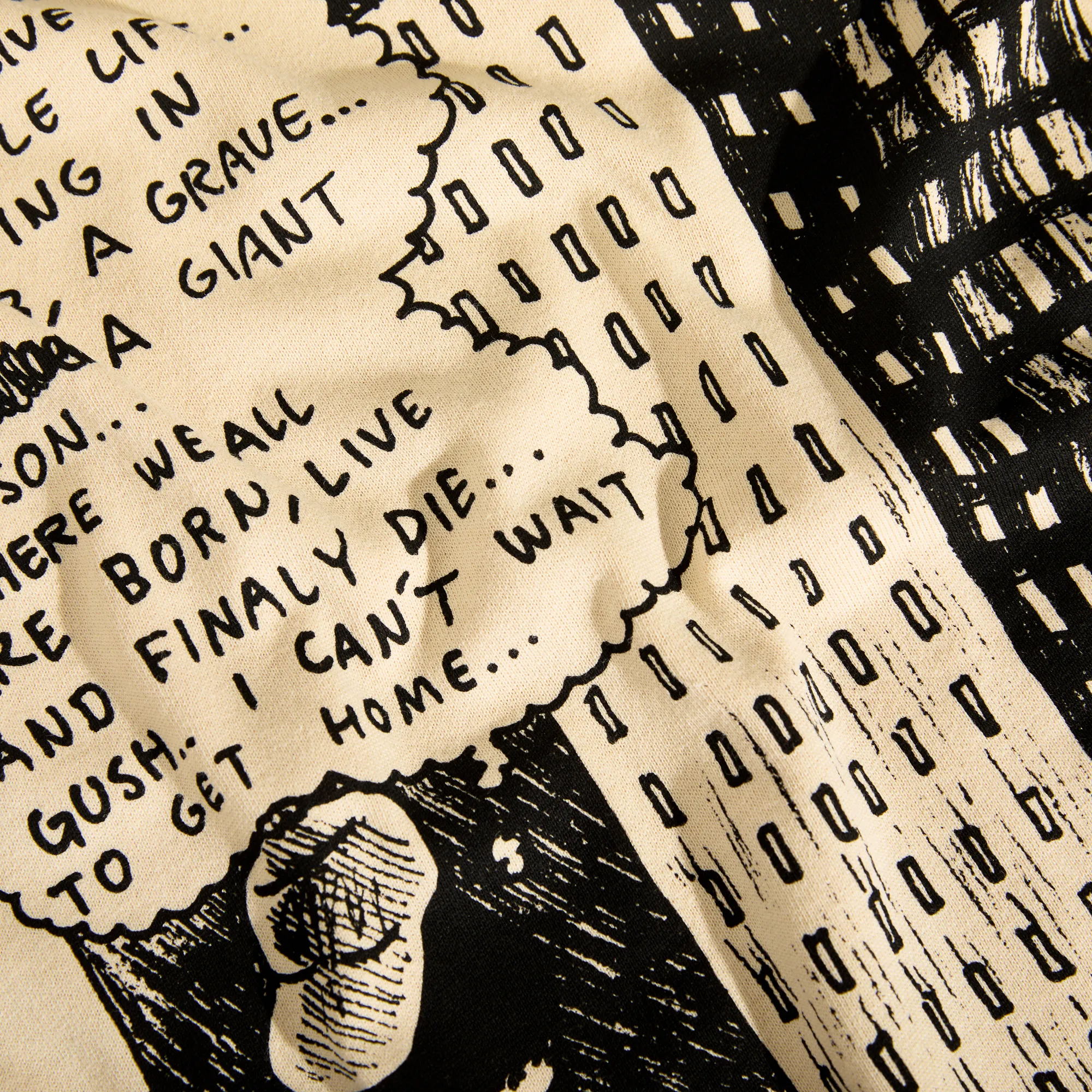 Tee | Home Sweet Home - Oatmeal sold by Polar Skate product image thumbnail 4