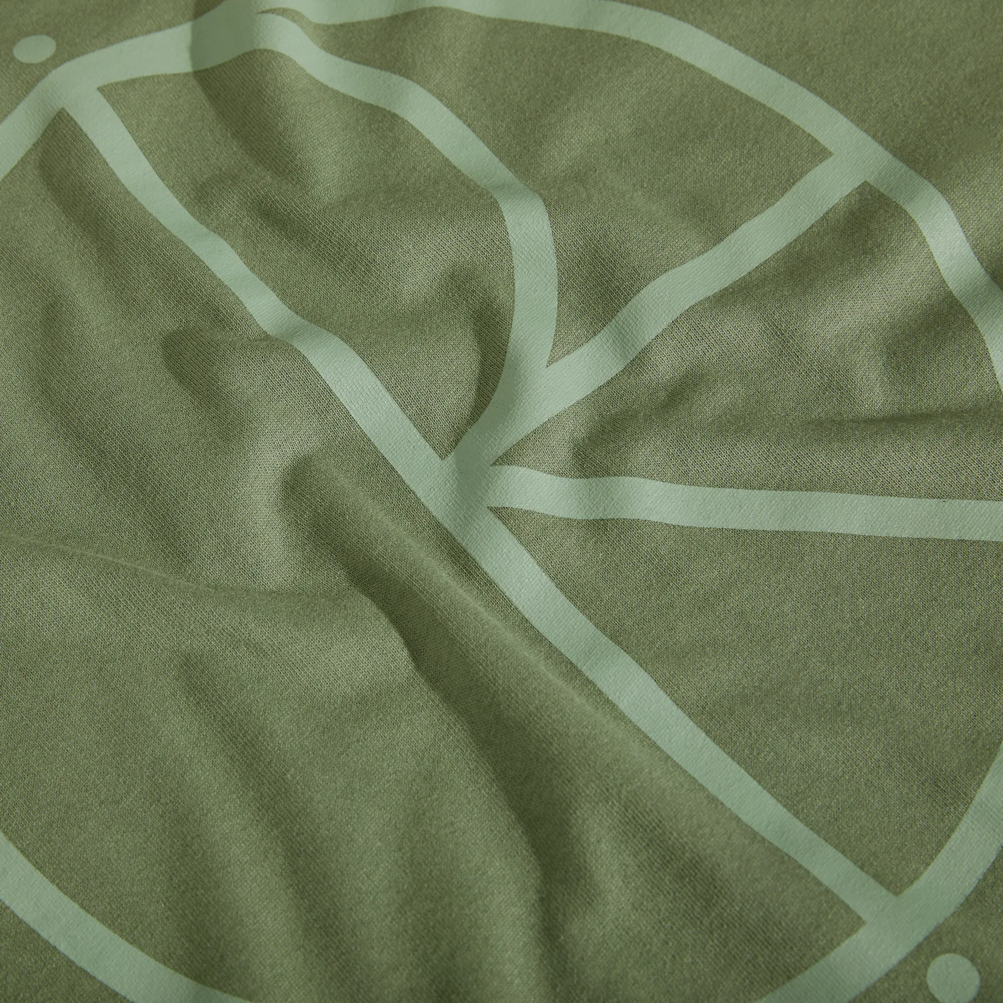 Contrast Tee | Stroke Logo - Moss Green sold by Polar Skate product image thumbnail 4