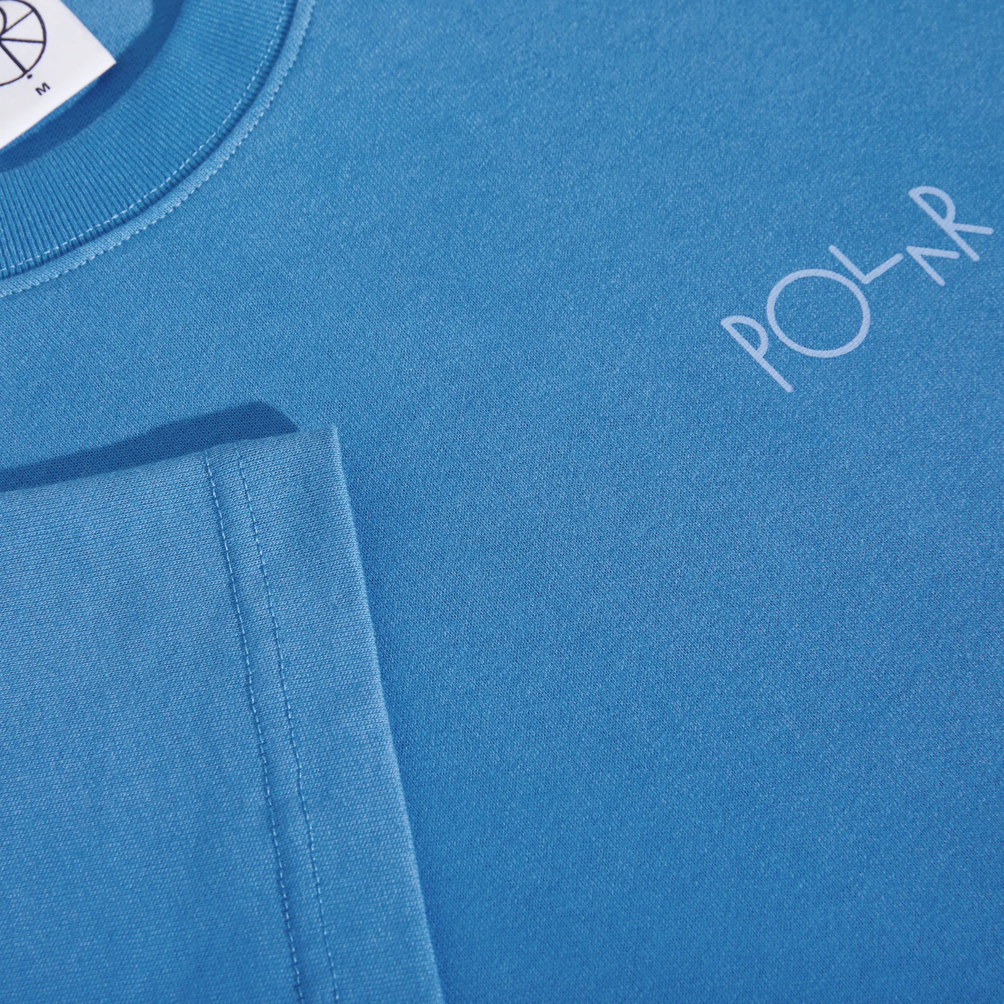 Contrast Tee | Stroke Logo - French Blue sold by Polar Skate product image thumbnail 3
