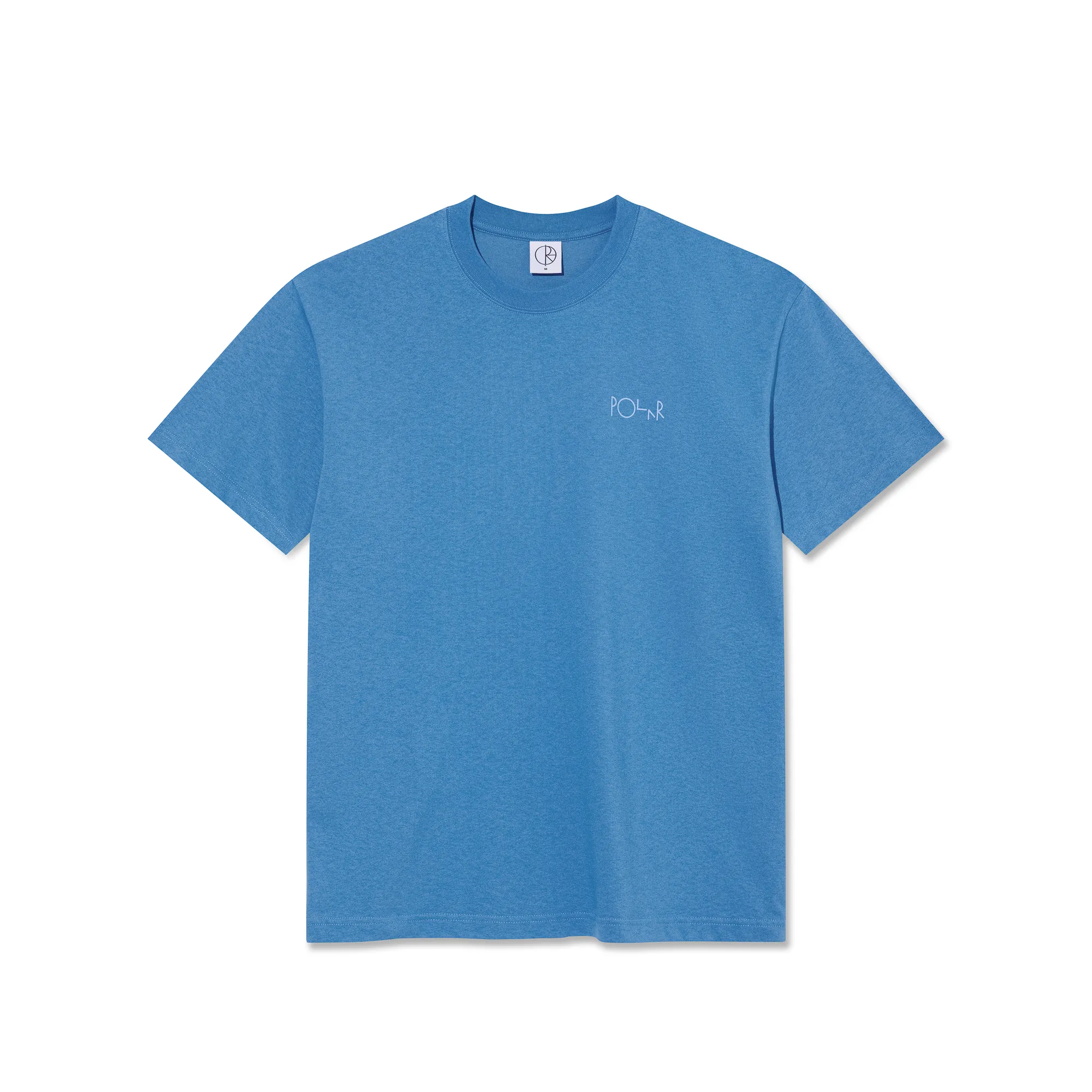 Contrast Tee | Stroke Logo - French Blue sold by Polar Skate